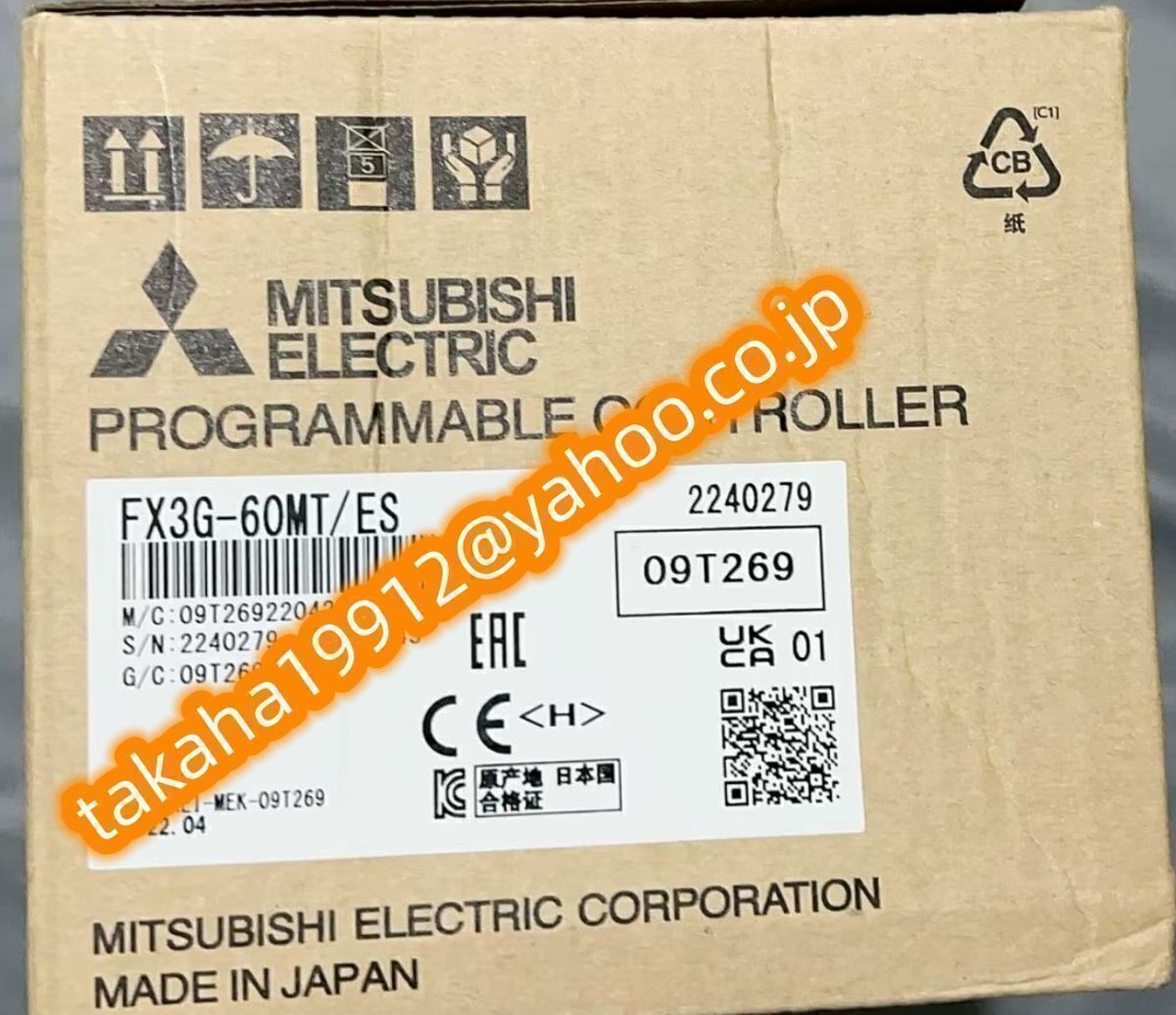 ◆【新品！】　三菱電機 マイクロシーケンサー 基本ユニット FX3G-60MT/ES【６か月安心保証】_画像1