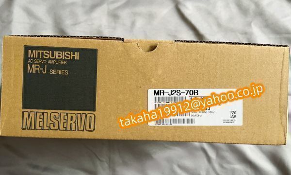 ◆【新品！】　三菱電機　MR-J2S-70B　サーボアンプ【６か月安心保証】_画像1