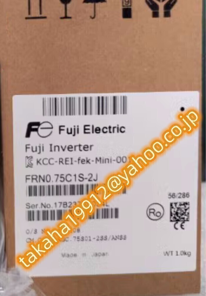 ◆【新品！】　FUJI/富士電機 　FRN0.75C1S-2J　 インバーター【６か月安心保証】_画像1