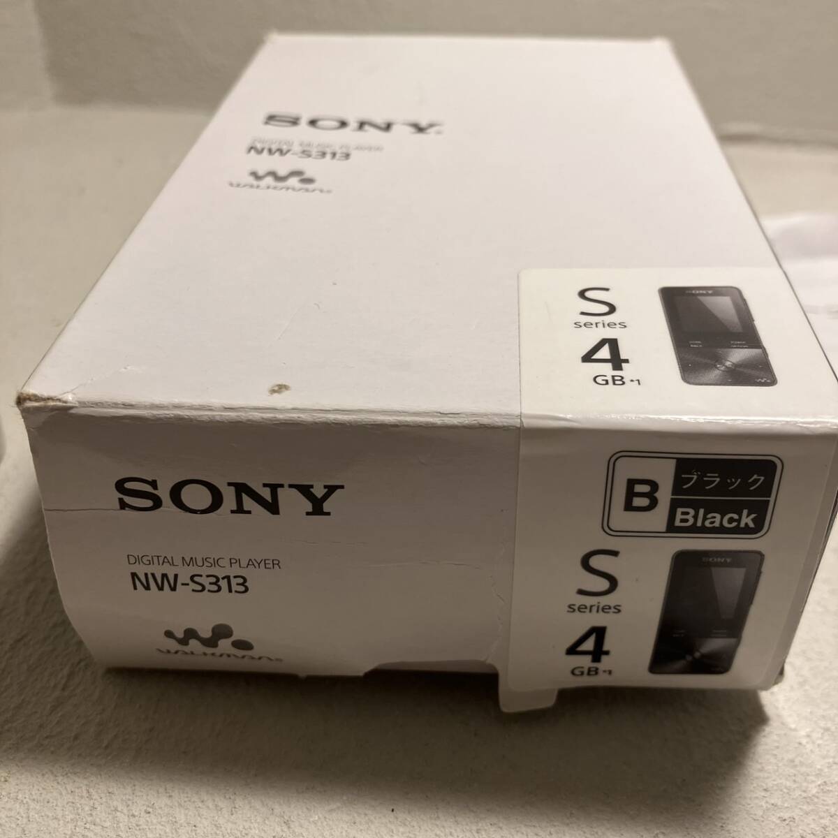 ◇【売り切り】SONY ウォークマン NW-S313 4GB ・ブラック 説明書 元箱付 Sの画像5