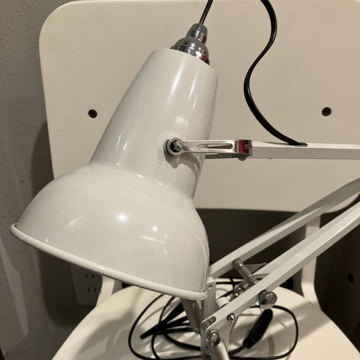 *[ selling out ]Polished Anglepoise angle poiz1227 Mini white in dust real antique Vintage lamp 