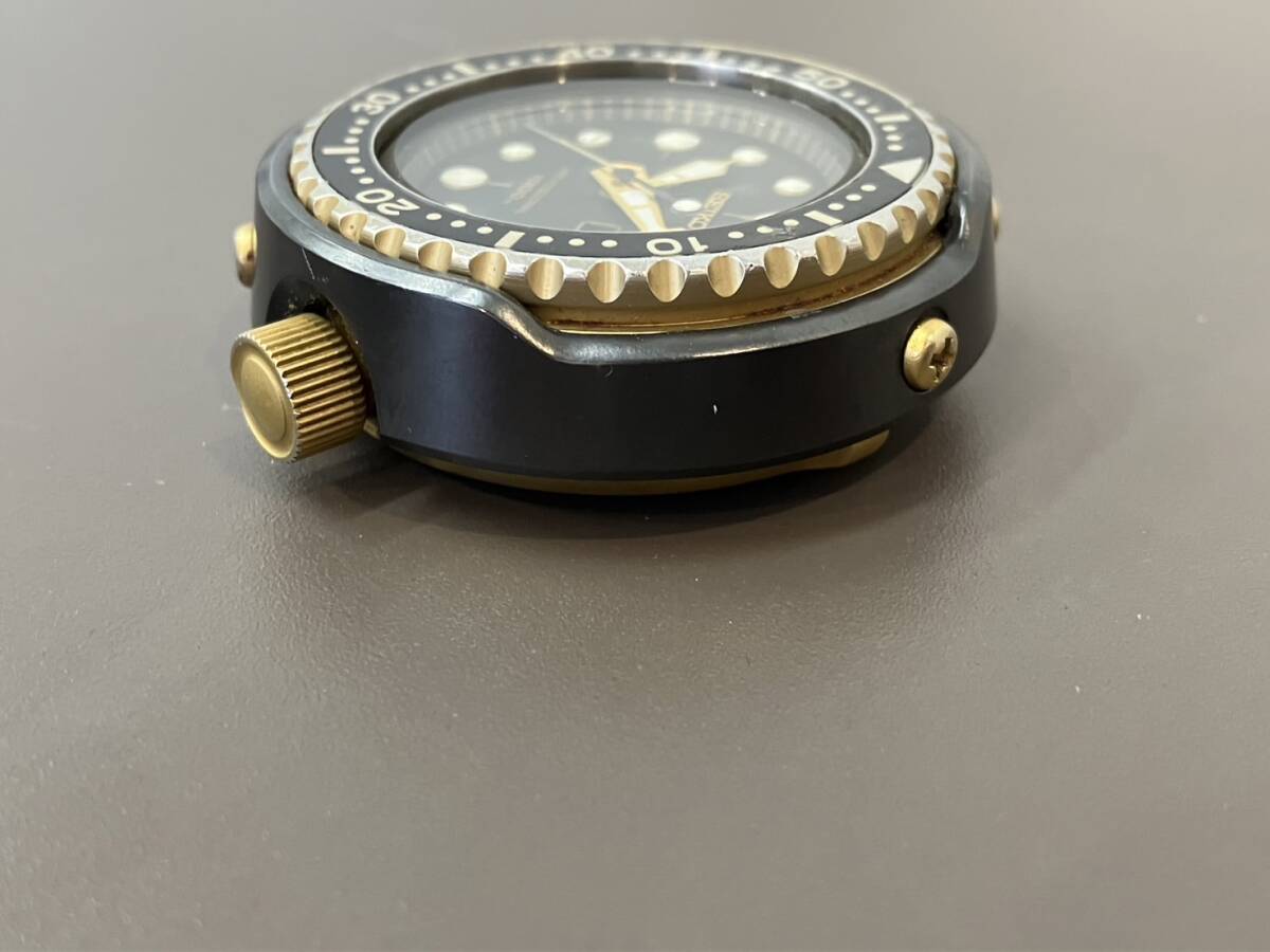 □【売り切り】SEIKO PROFESSIONAL 1000m ツナ缶 7C46-7009 セイコー ダイバー セラミック チタン メンズ 腕時計の画像7