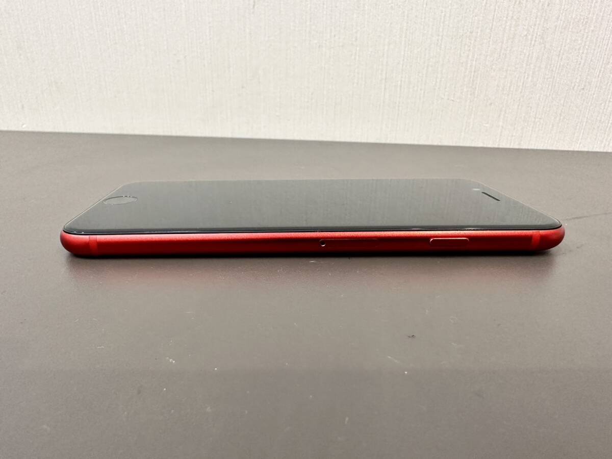 ☆【美品】Apple iPhoneSE 128GB (第2世代) (PRODUCT)RED A2296 MXD22J/A SIMフリー バッテリ93% 動作確認済み SIMロック解除済み 判定〇の画像7