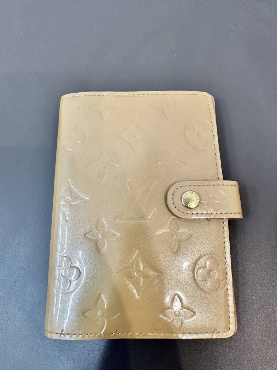 ☆【美品】LOUIS VUITTON ルイヴィトン R21010 モノグラム ヴェルニ アジェンダPM 6穴式 手帳カバー スケジュール帳 使用回数数回 LV_画像2