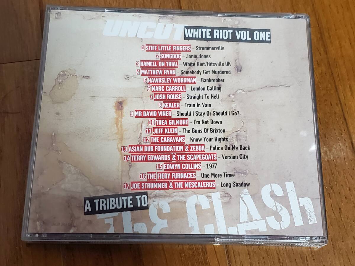 (CD) UNCUT 2003 White Riot Vol. One A Tribute To The Clash Stiff Little Fingers, Edwyn Collins, ADF