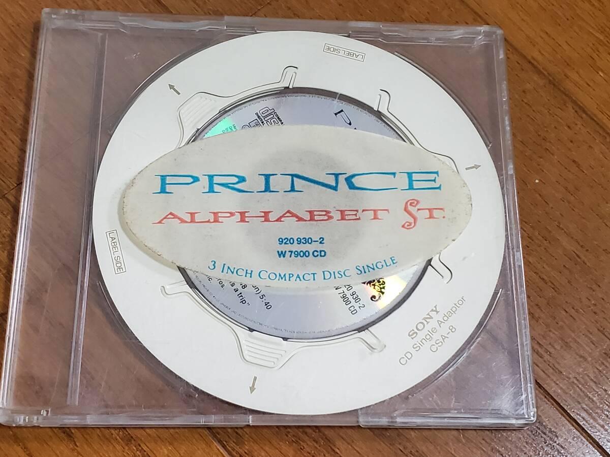 (CDシングル) Prince●プリンス Alphabet St. ドイツ盤シングル 3インチ アダプターつきの画像1