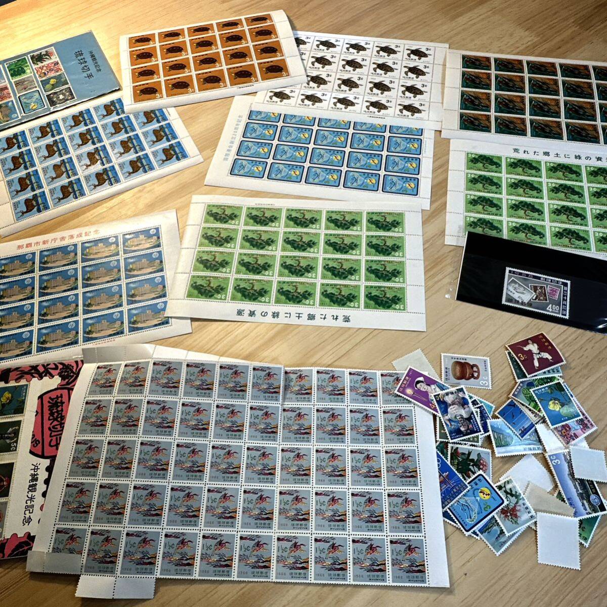 琉球切手 切手シート いろいろまとめの画像1