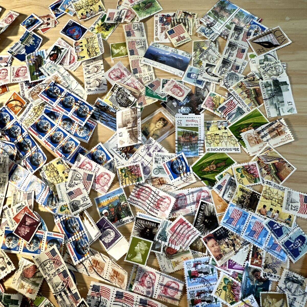 外国切手 ほとんど使用済み いろいろおまとめの画像3