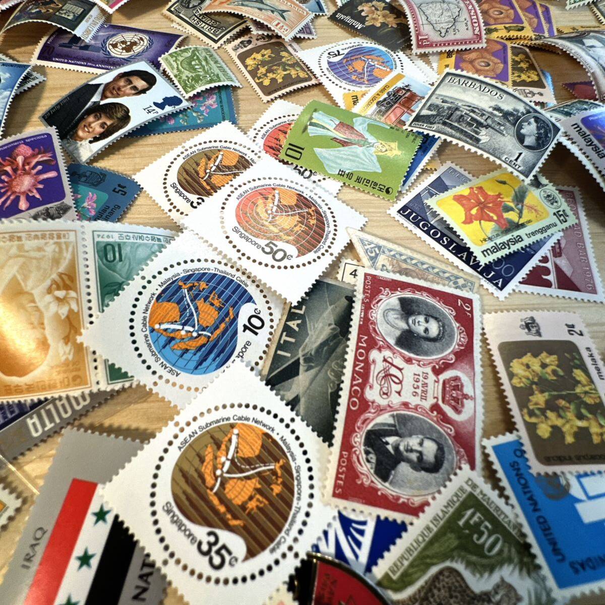 外国切手 ほとんど未使用 大量おまとめ コレクション 海外 の画像10