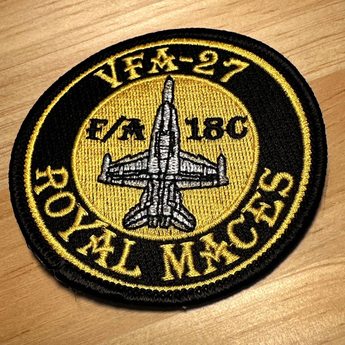 ROYAL MACES VFA-27パッチ刺繍ワッペン の画像2