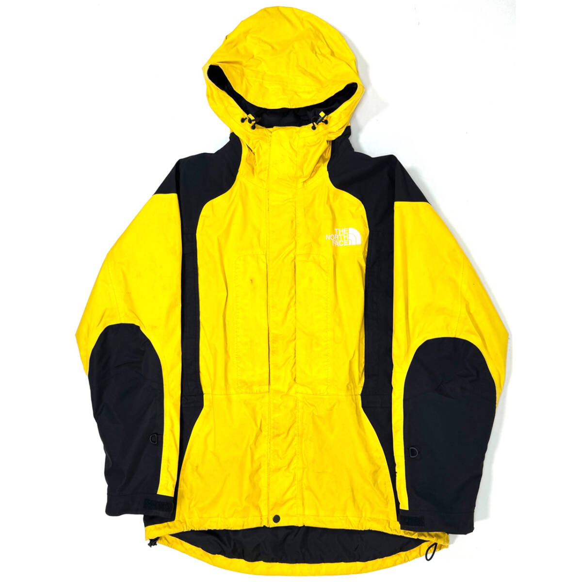 レア 1990s THE NORTH FACE GORE-TEX Mountain jacket L Yellow ヴィンテージノースフェイス ゴアテックス マウンテンジャケット 黄色_画像1