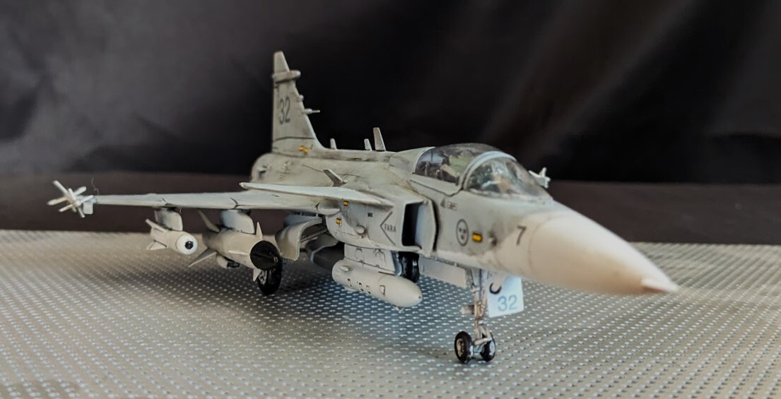 1/72 JAS-39Aグリペン タミヤイタレリ スウェーデン空軍 SAAB ウォーバードコレクション の画像2