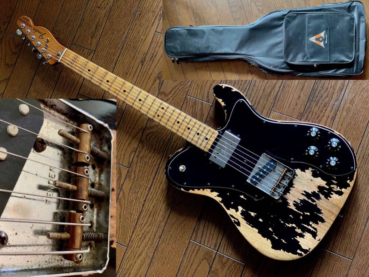 ハード レリック 加工 テレキャスター カスタム ブラック（Fender Mexico Telecaster Custom） Vanzandt ピックアップの画像1