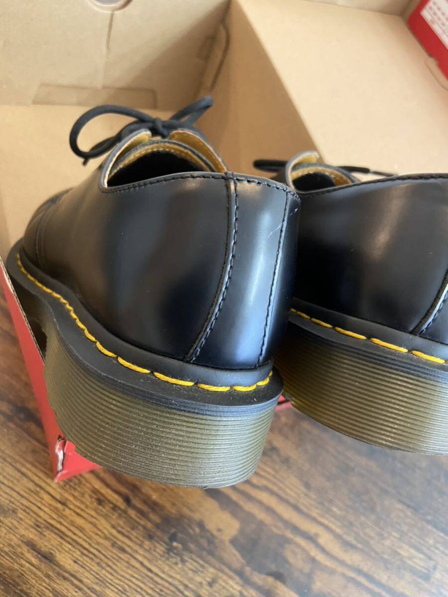  Dr.Martens ドクターマーチン 3ホール ★UK6 25㎝相当  ★レザーシューズ ★ブラック ★USED ★の画像8