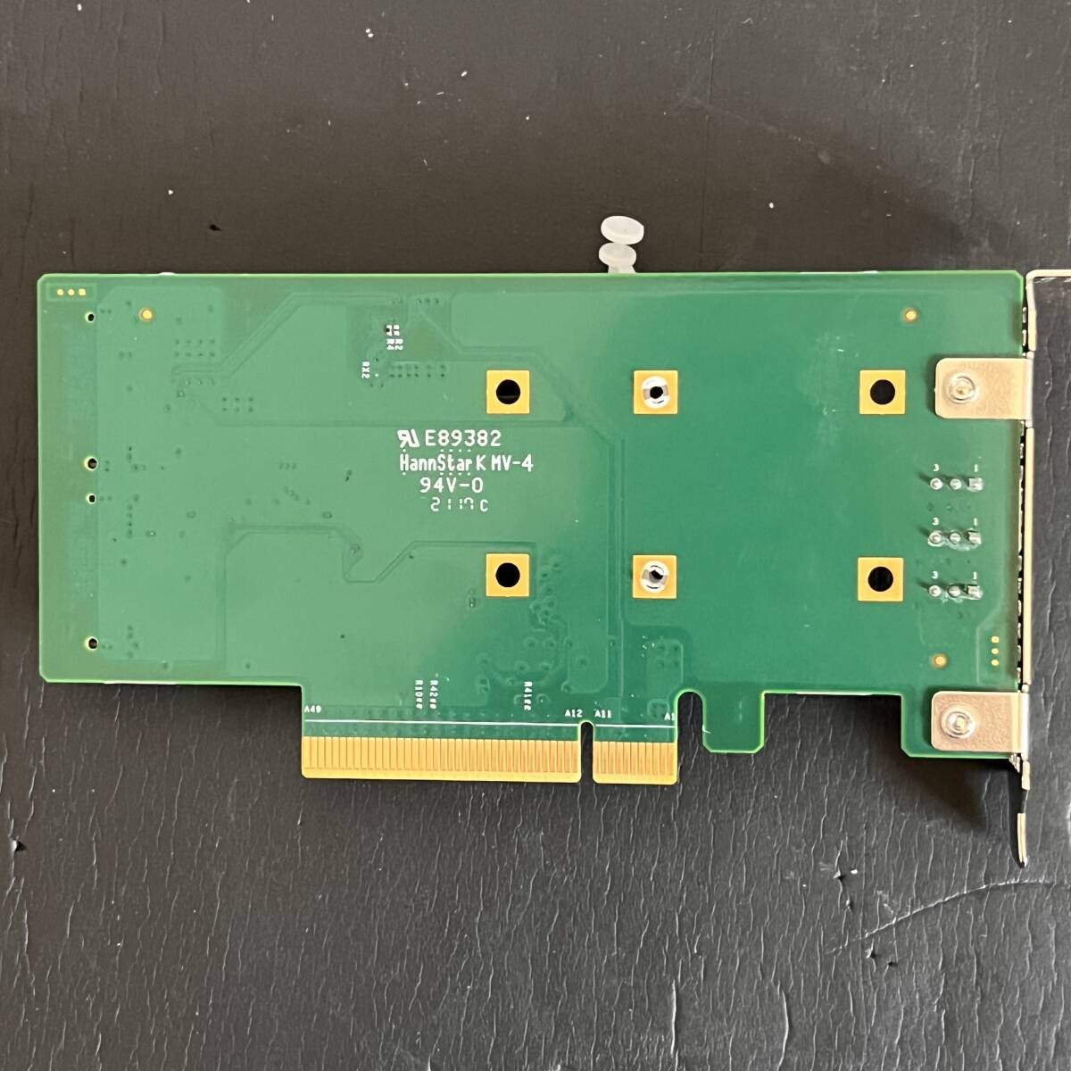 自作PC SSD増設用PCIeカード Supermicro AOC-SLG3-2M2 PCIe アドオンカード 最大2つのNVMe SSD用の画像4