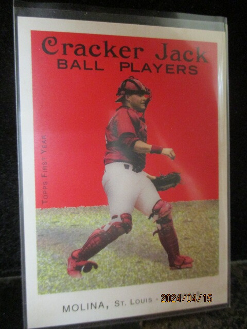 ★野球カード Y・モリーナ 2004 Topps Cracker Jack #204 RCの画像1