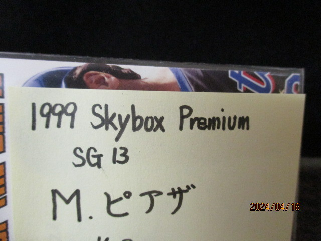 ★野球カード　M・ピアザ　1999 Skybox Premium SG 13_画像3