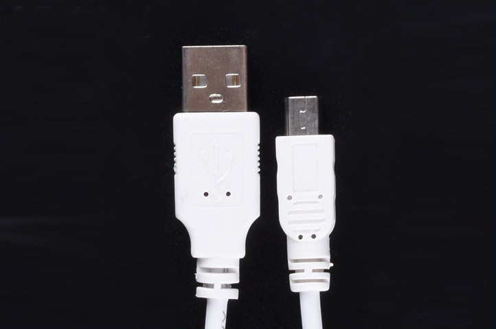 USB-miniUSBケーブル 1m 充電用_画像2