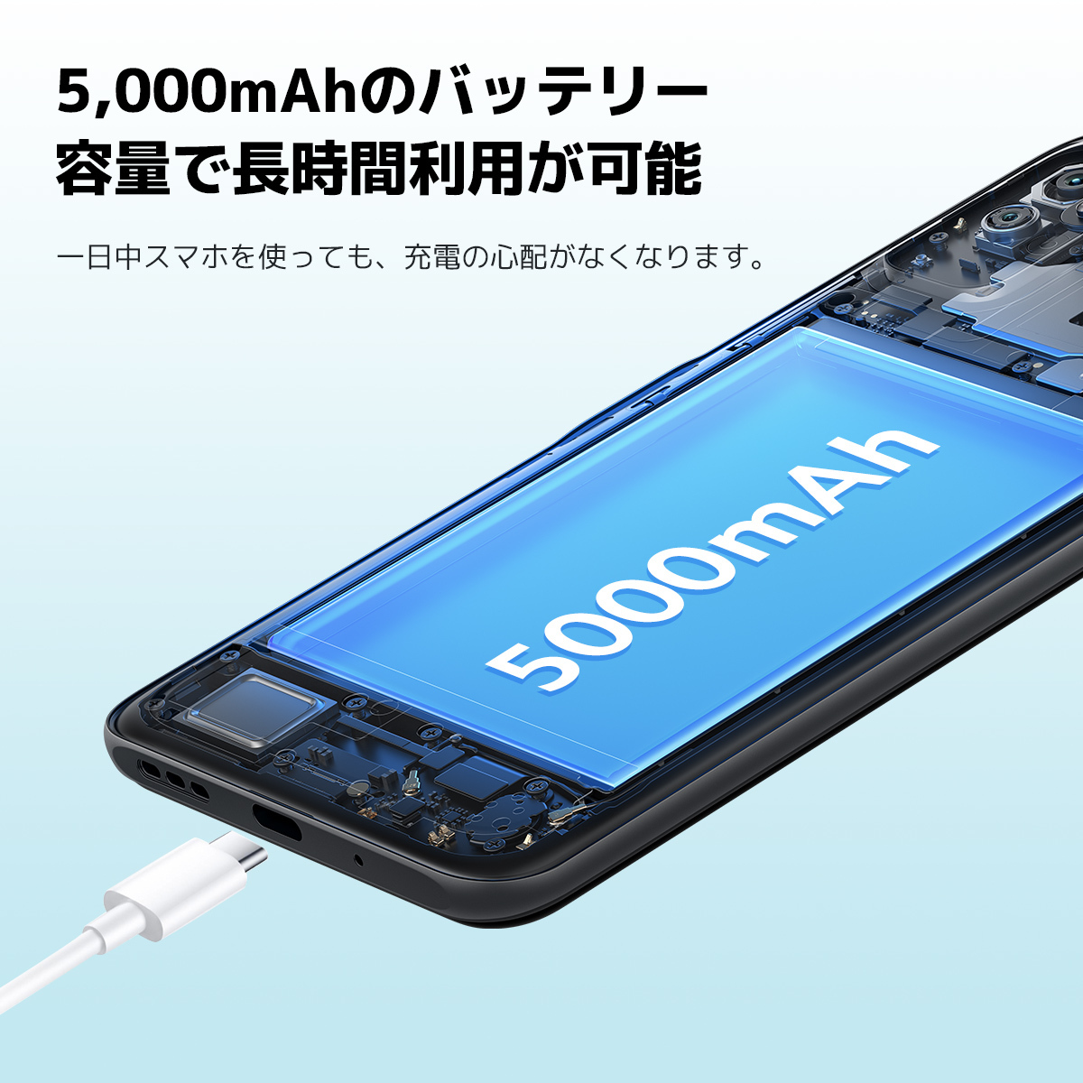 Xiaomi シャオミRedmi Note 10T スマホ スマートフォン本体 新品 SIMフリー 5G 6.5インチ 4GB+64GB 5000万画素カメラ 90Hz 18W急速充電対の画像6