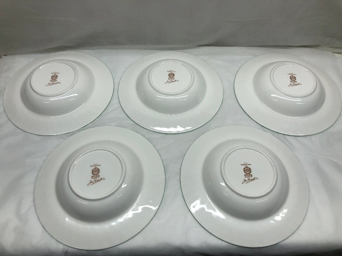 MINTON ミントン HADDON HALL ハドン ホール BONE CHINA B-1451 スープ皿 食器 5客の画像9