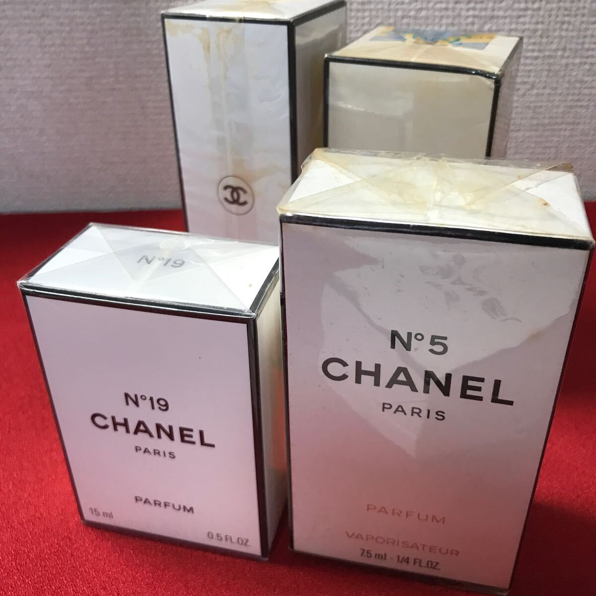 ☆1円〜CHANEL シャネル 香水 PARFUM まとめ 当時物 未開封あり N°5,19 管理番号700 ゆうパック820円の画像7