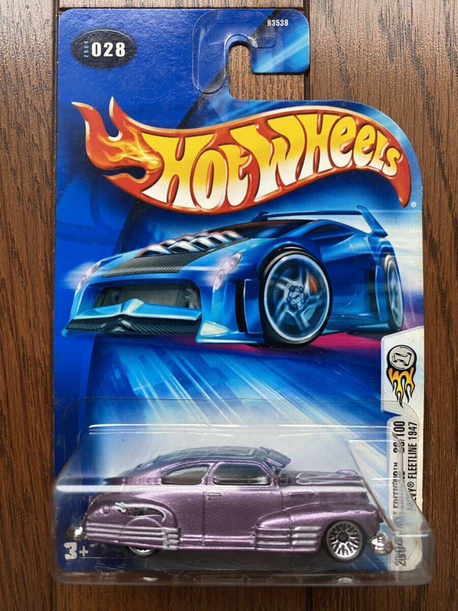 Hot Wheels Basic 2004 First Editions 1947 Chevy Fleetline, 1964 Chevy Impala, 1969 Dodge Charger 4台セットの画像3