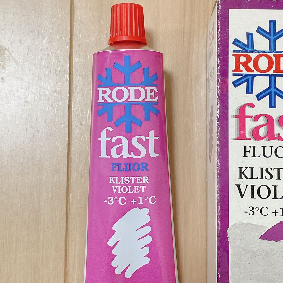 新品 RODE fast -3℃〜1℃ フッ素 WAX ワックス KLISTER クリスター/スキー クロスカントリー GALLIUM ガリウム SWIX スウィックス _画像4