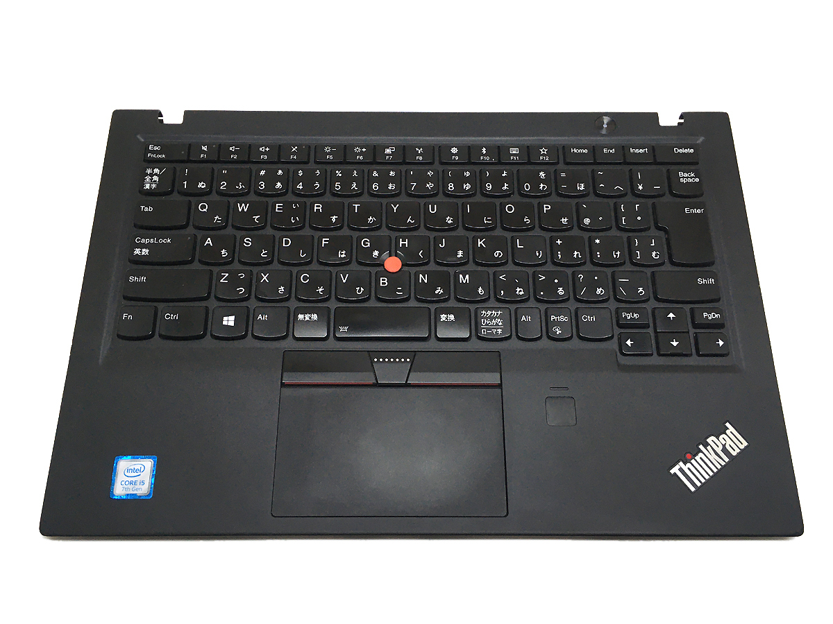 10△ThinkPad X1 Carbon Gen5(2017)下半身/バックライト付キーボード/Core i5-7200U/2.5Ghz/8GB/指紋センサー付 正常動作品の画像1