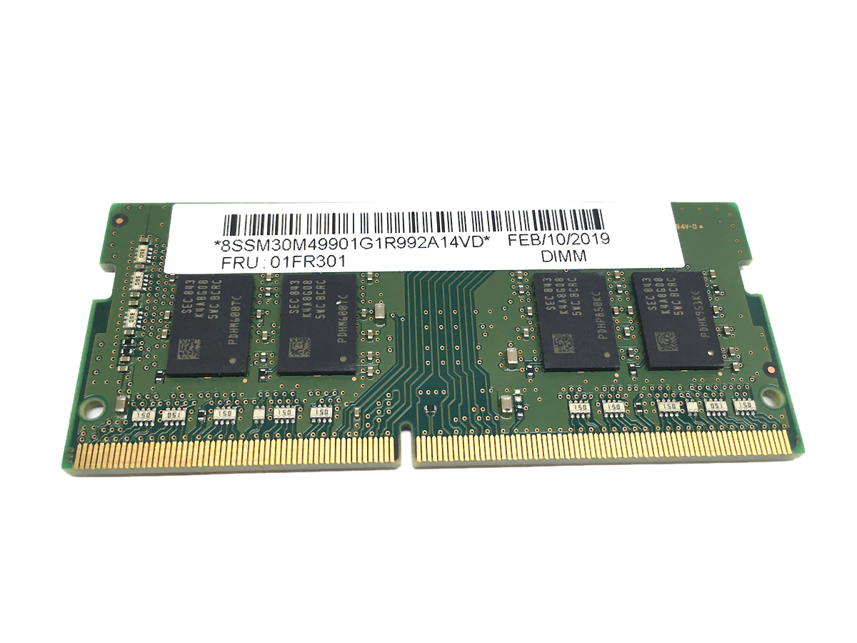 33■LENOVO純正ノート用PC4-19200/DDR4-2400/8GB 正常動作品の画像1