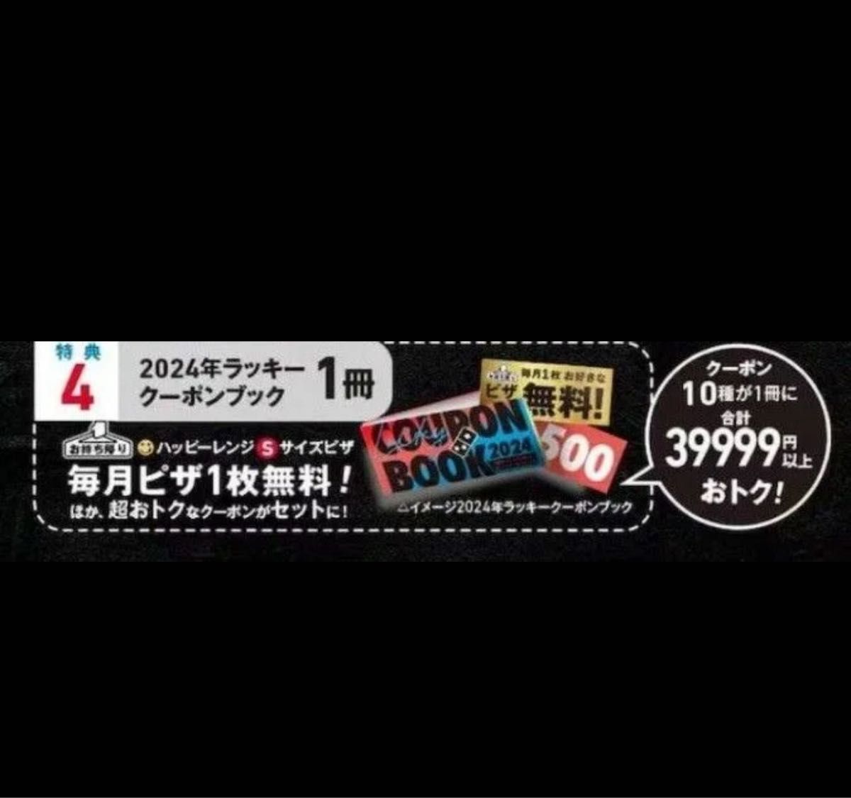 【早い者勝ち！！】即日発送します！！！　ドミノピザ 福袋 超お得クーポンブック & トートバッグ セット