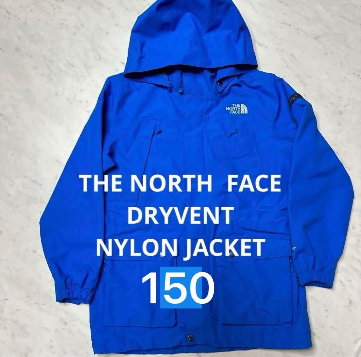 THE NORTH FACE 美品　ノースフェイス　キッズ　マウンテン　ナイロン　ジャケット　150 マウンテンパーカー ブルー