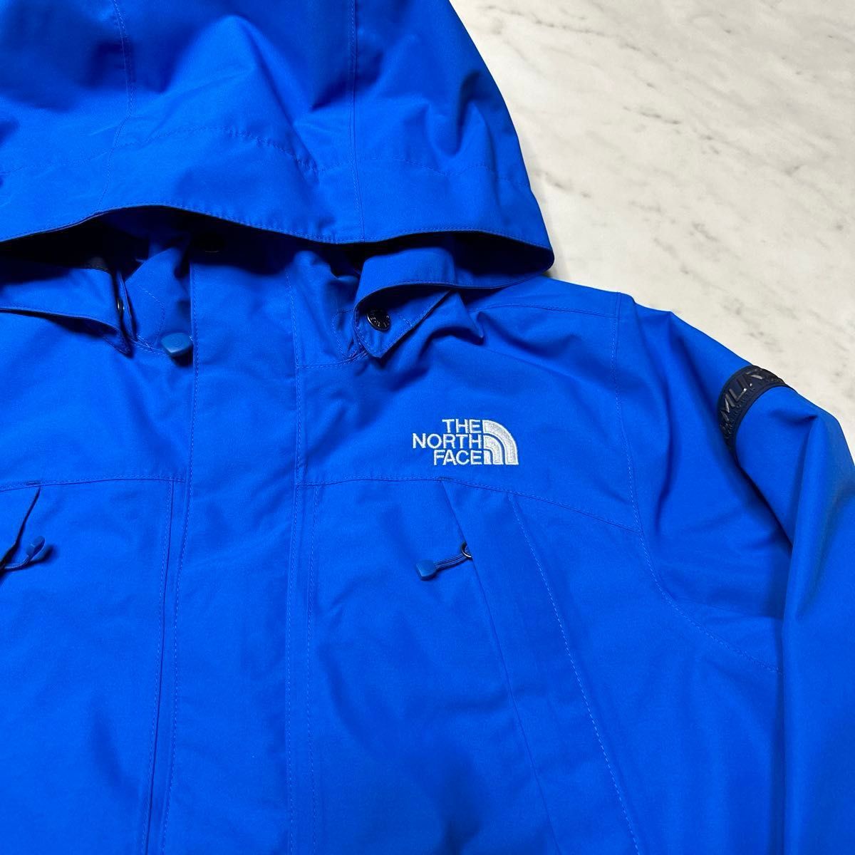 THE NORTH FACE 美品　ノースフェイス　キッズ　マウンテン　ナイロン　ジャケット　150 マウンテンパーカー ブルー