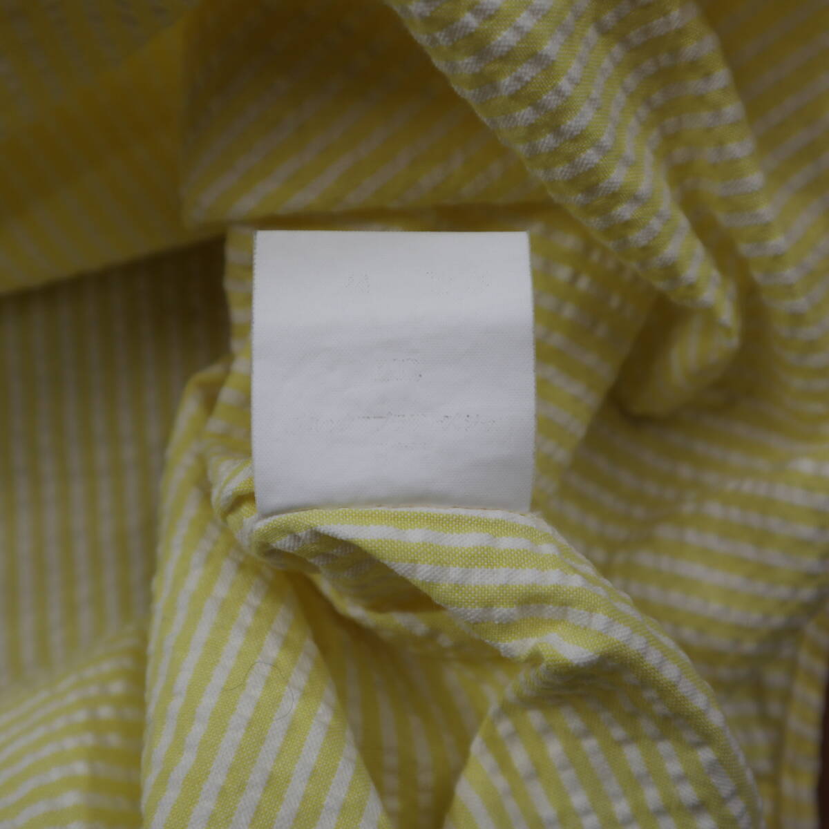 ブルックスブラザーズ シアサッカー ストライプ柄ボタンダウン半袖プルオーバーシャツ/LLサイズの画像9
