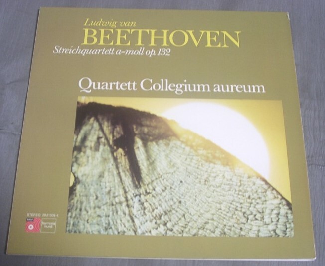コレギウム・アウレウム弦楽Qt/ベートーヴェン;SQ15♪ (独)ハルモニアムンディステレオの画像1