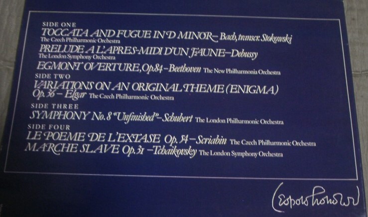 【ストコフスキー 1882～1977】 管弦楽名曲集♪英デッカステレオ2枚組 優良録音_画像2