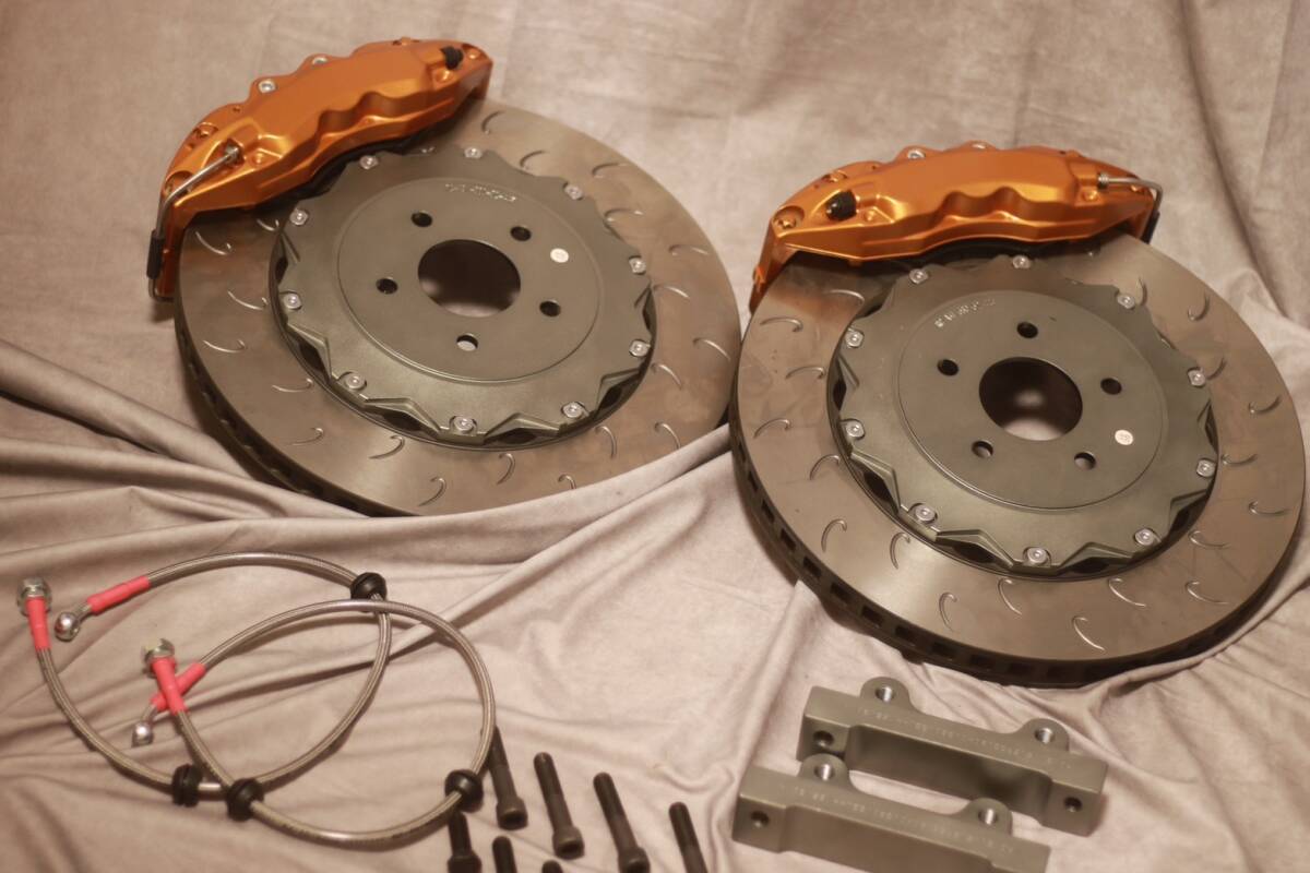 [ new goods ] GOLF Golf 5 6 7 355mm 2P rotor brake kit against direction 6pot caliper BRSS TP-3[ Sirocco audi TT A3 s3 s4 ]