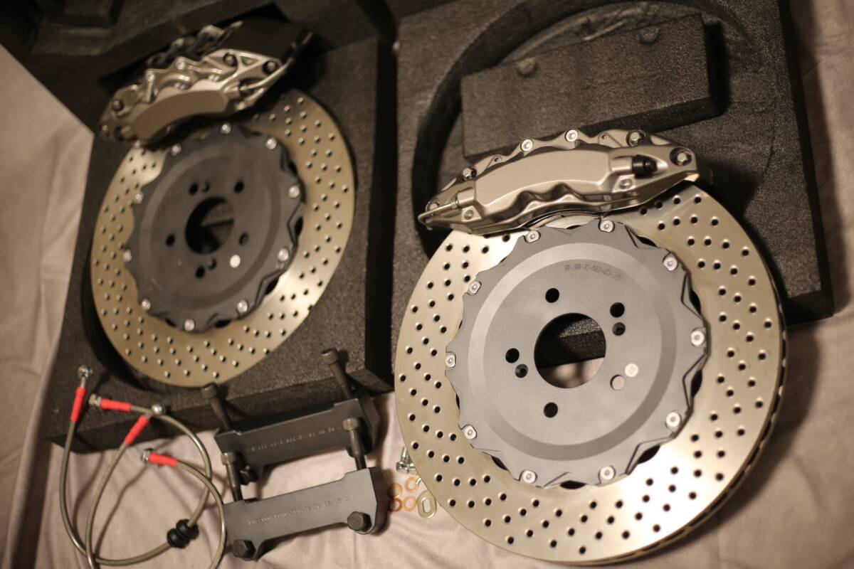 【新品】HONDA NSX 380mm 2Pローター ブレーキキット 6pot キャリパー BRSS TP-3 【 NA1 NA2 流用 CL7 DC5 EP3 】_画像3