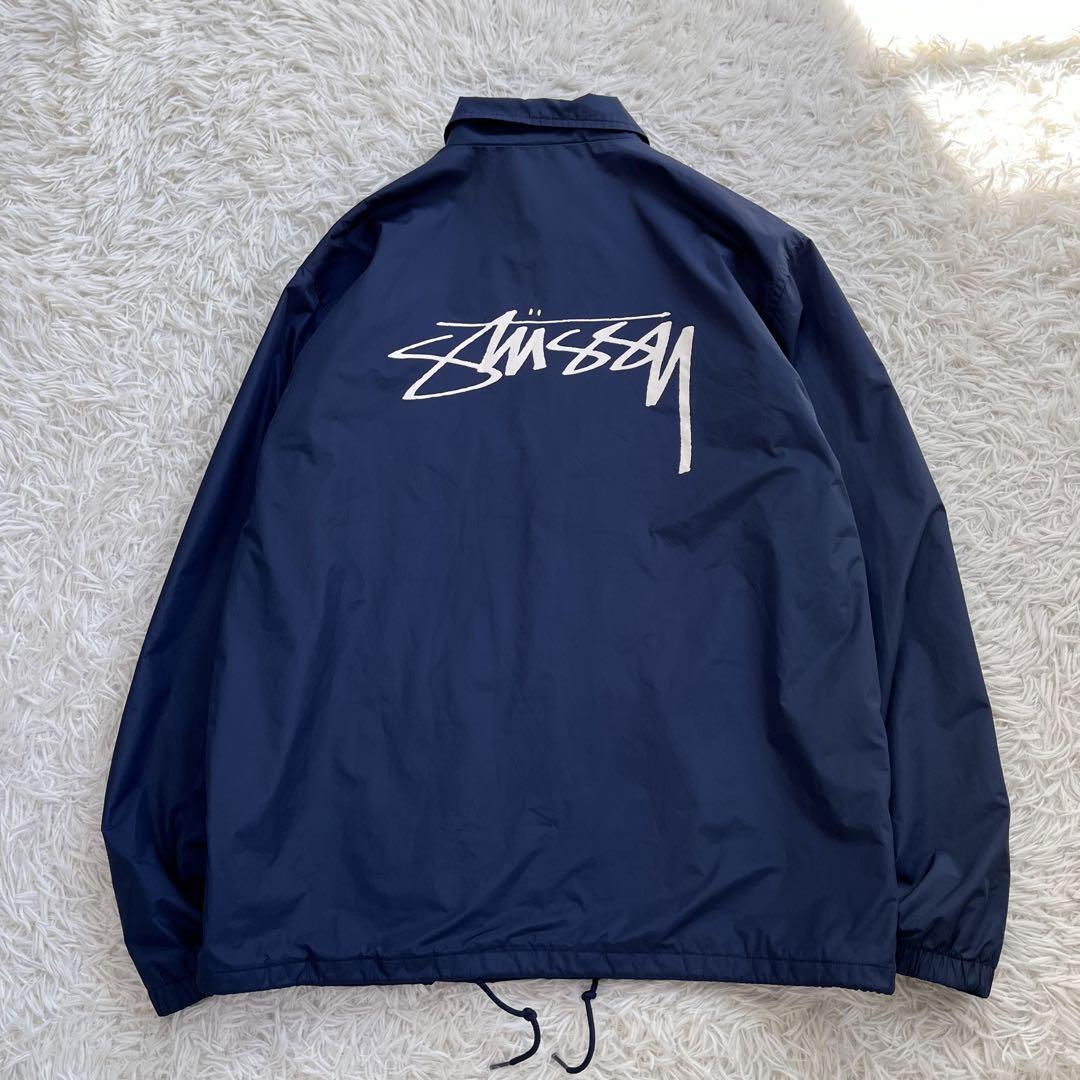 ステューシー/STUSSY コーチ ジャケット ストック ロゴ プリント 刺繍の画像1