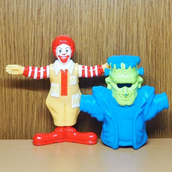 マクドナルド ロナルド フィギュア ハロウィン 着せ替え フランケン 1995 ミールトイ アメトイ ドナルドの画像1