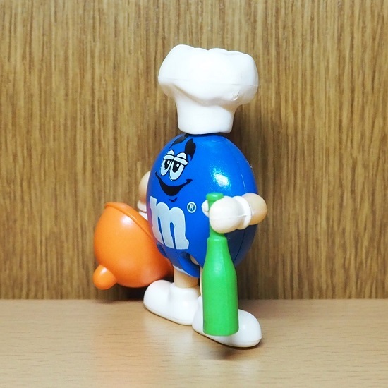 エムアンドエムズ  フィギュア ブルー コック 手足動く  m&m m&m’ｓ アメリカ チョコ アメトイ ミールトイの画像4