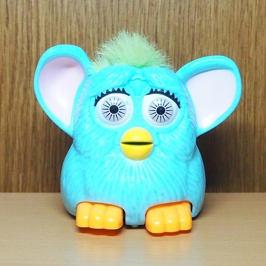 ファービー フィギュア  Furby ブルー グリーン ローラー おもちゃ マクドナルド 1998 ミール トイ アメトイ ハッピーセットの画像1