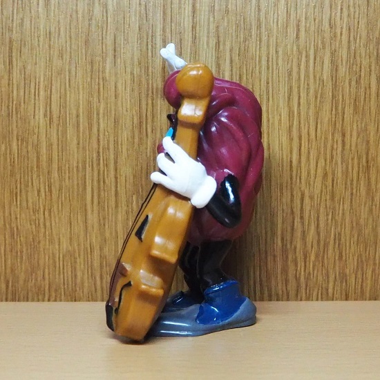 カリフォルニアレーズン  フィギュア  バイオリン PVC 1988 ビンテージ アドバタイジング  アメトイ ミールトイの画像2