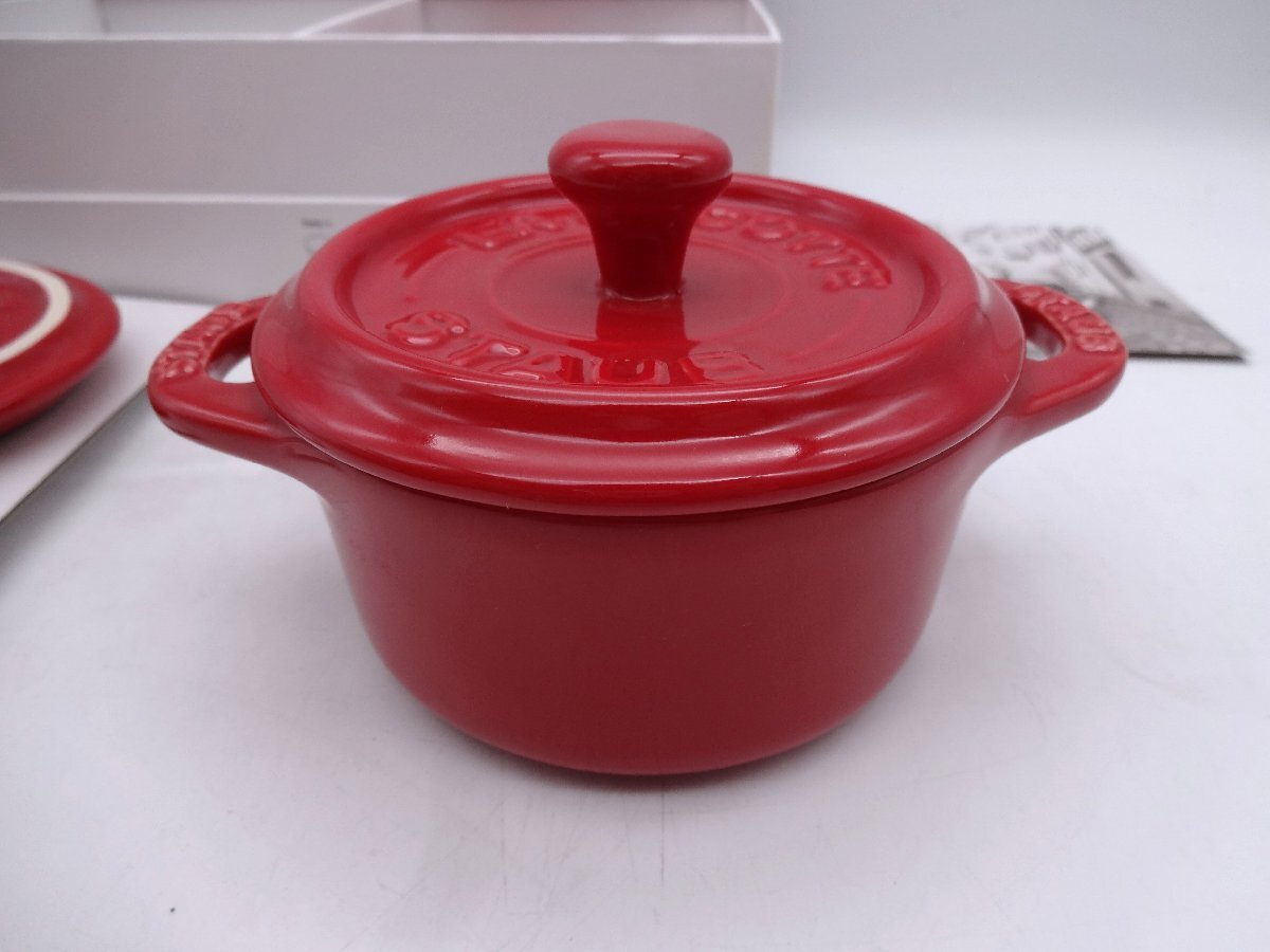 ★●staub ストウブ ミニ ココット ラウンドココット 未使用_画像5