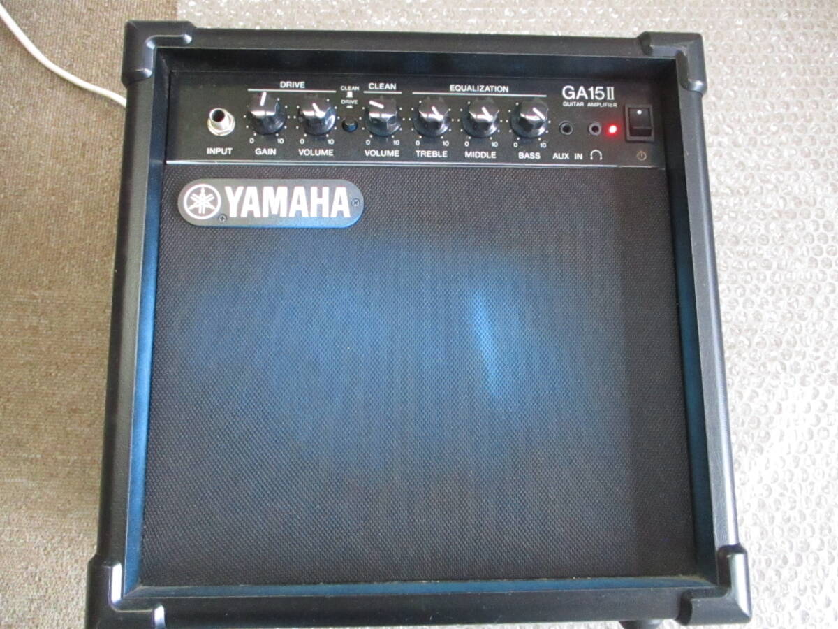 音出し確認済みまぁまぁ綺麗ですが★ヤマハ YAMAHA GA15Ⅱ ギターアンプ★100の画像1