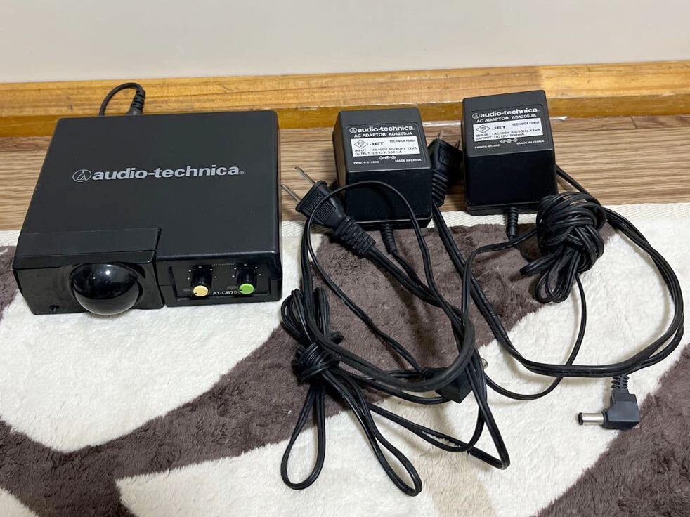 audio-technica オーディオテクニカ 赤外線 ワイヤレスマイクレシーバー AT-CR700 中古 通電確認のみの画像1