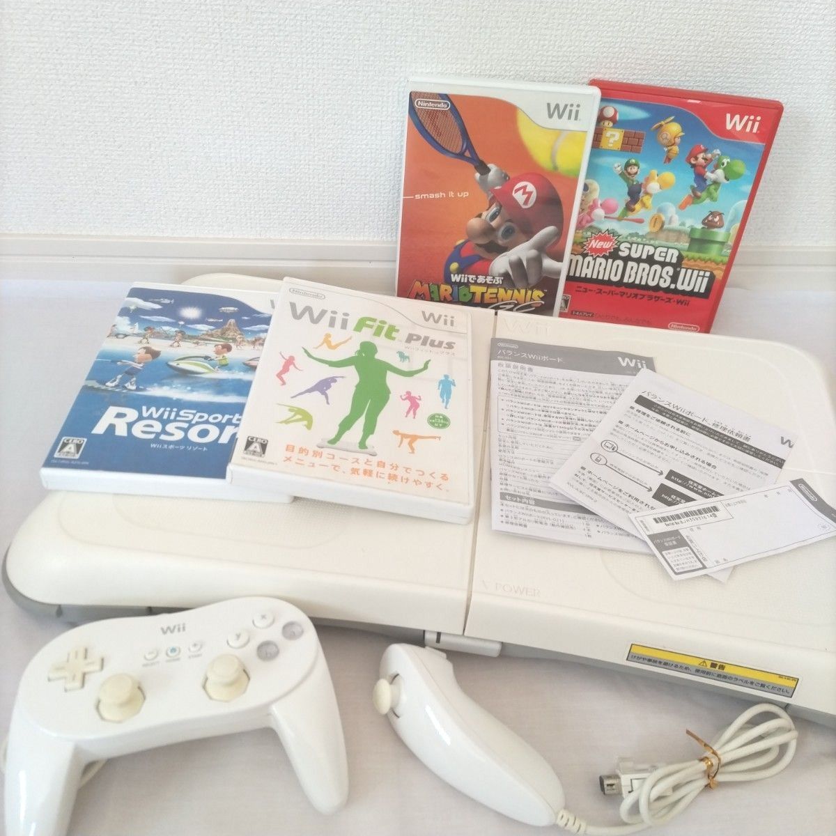 【中古】Nintendo Wii ソフト フィットボード リゾート スポーツ マリオ まとめ売り