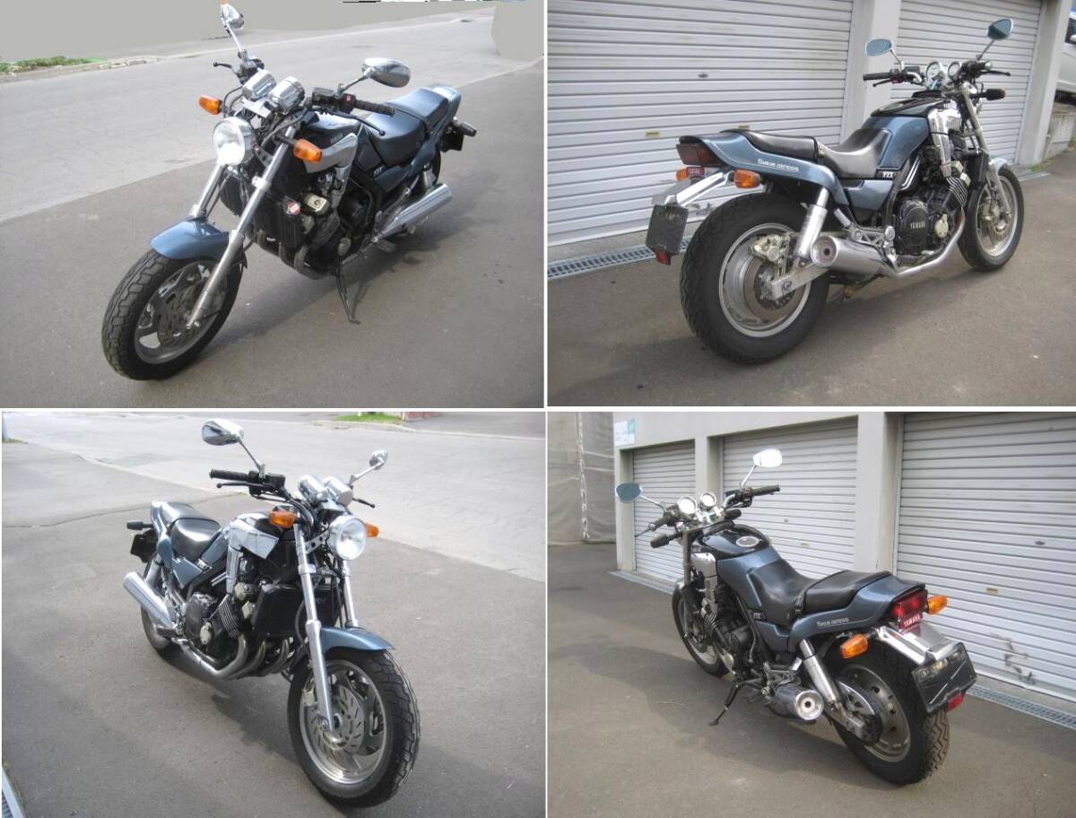 北海道発　YAMAHA FZX750　1988年式　低走行18500㎞　要整備 レストアベースに　最落なし_車両外観