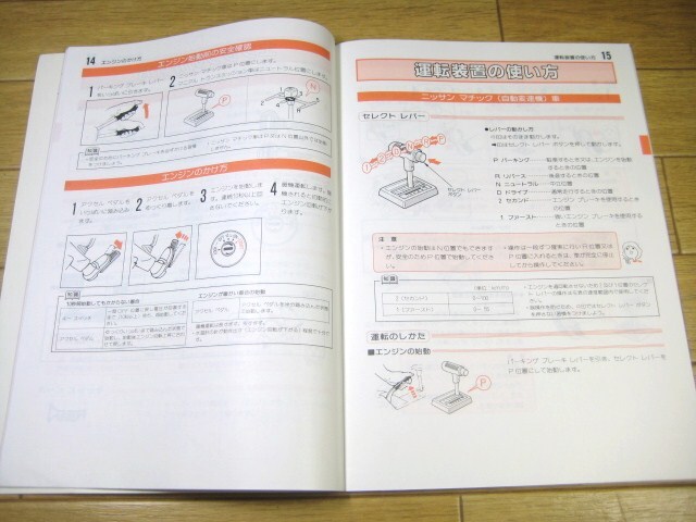 BK10　Be-1　取扱説明書　1987.1_内容一例