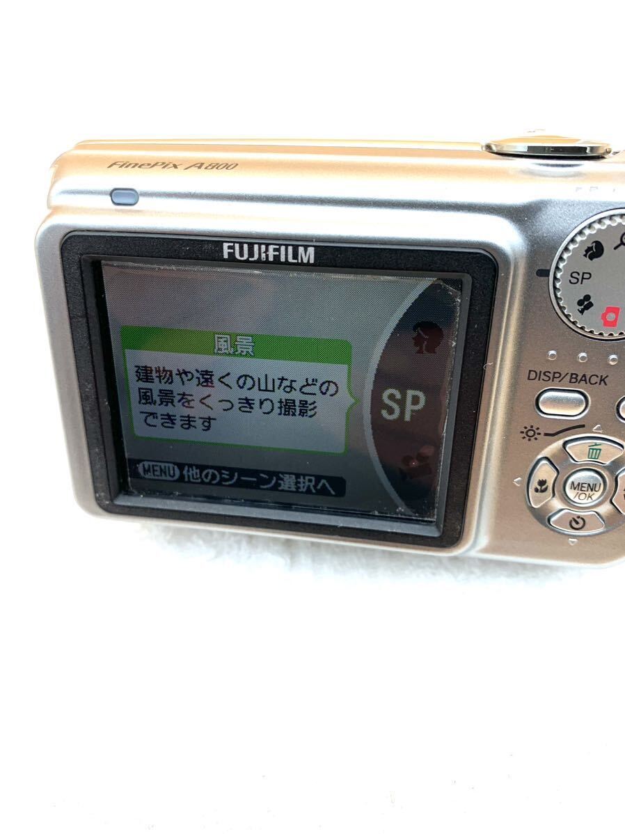 【中古品】 FUJIFILM 富士フイルム Finepix A800 ファインフィックス コンパクトデジタルカメラ 単三乾電池タイプ 830万画素の画像9