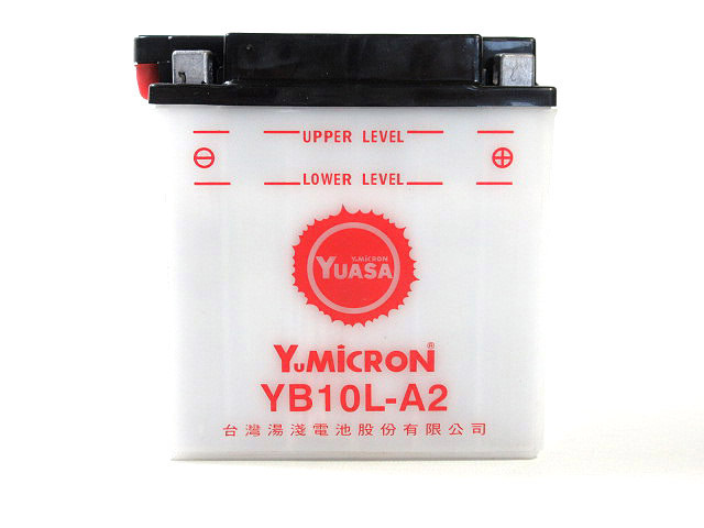 台湾ユアサバッテリー YUASA YB10L-A2 ◆ 互換 FB10L-A2 GM10Z-3A Z250ベルト Z250FT Z250LTD Z650LTD KZ900_画像3